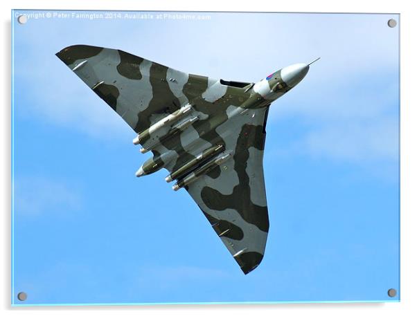 Vulcan XH558 Back Again......... Acrylic by Peter Farrington