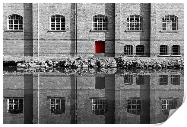 The Red Door Print by Matt Cottam