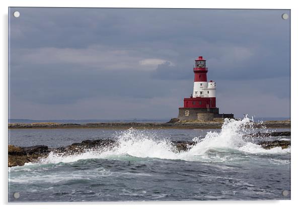 Longstone Lighthouse Acrylic by Northeast Images