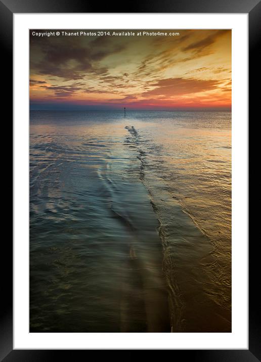 The Sea Framed Mounted Print by Thanet Photos