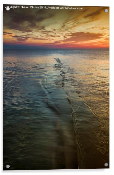 The Sea Acrylic by Thanet Photos