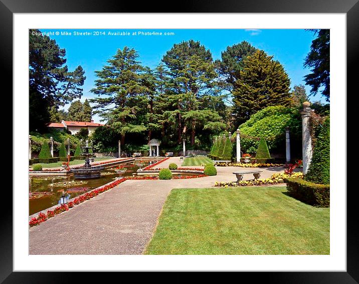 The Italian Garden 2 Framed Mounted Print by Mike Streeter