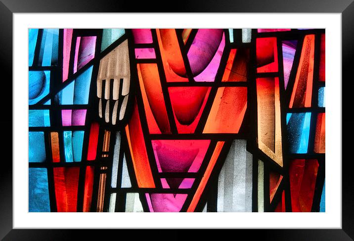 The Hand of God Framed Mounted Print by Stephen Maxwell