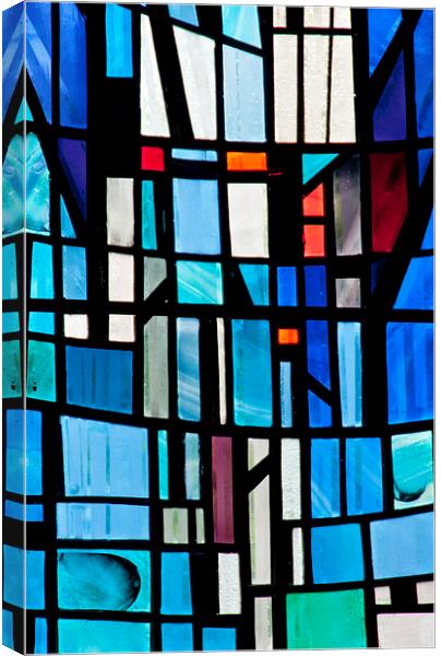 Stained Glass Window Canvas Print by Stephen Maxwell