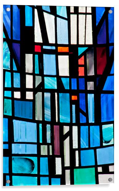 Stained Glass Window Acrylic by Stephen Maxwell