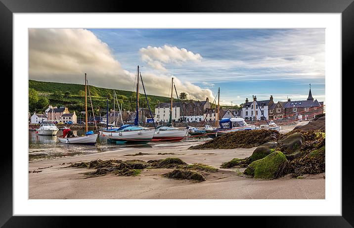 Stonehaven Harbour Framed Mounted Print by Mike Stephen