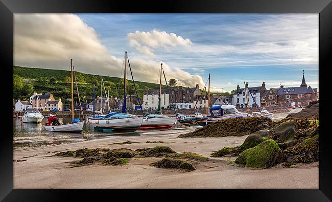 Stonehaven Harbour Framed Print by Mike Stephen