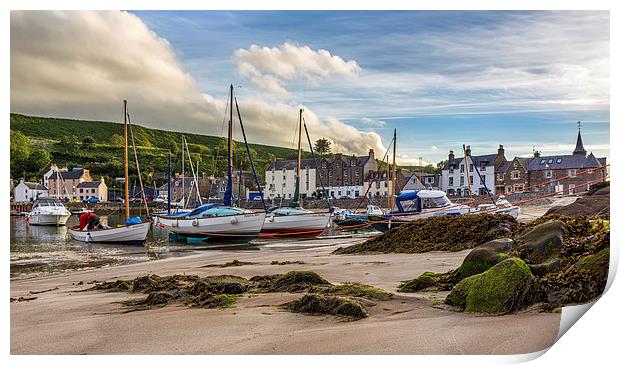 Stonehaven Harbour Print by Mike Stephen
