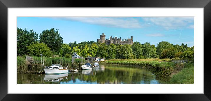 Arundel Castle Approach Framed Mounted Print by Malcolm McHugh