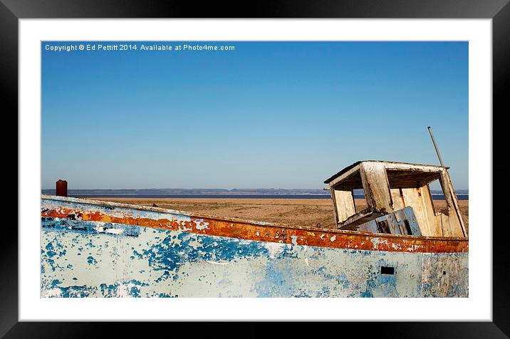 Fishing Boat, Dungeness Framed Mounted Print by Ed Pettitt