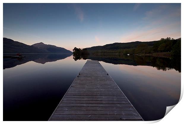 Loch Lomond at Dawn Print by Stephen Taylor