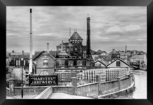Harveys Brewery, Lewes Framed Print by Malcolm McHugh