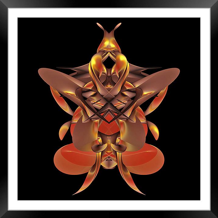 emperor wasp Framed Mounted Print by Patricia Fatta