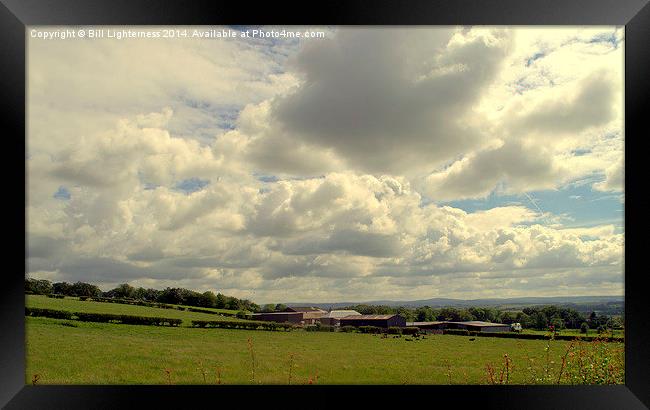 Clouds over the Clyde Valley Framed Print by Bill Lighterness