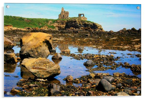 castle by sea Acrylic by dale rys (LP)