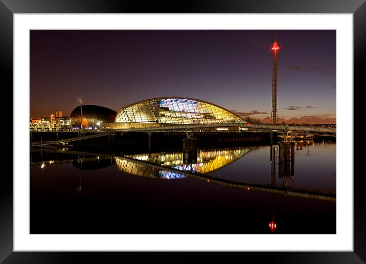 Glasgow science centre Framed Mounted Print by Stephen Taylor