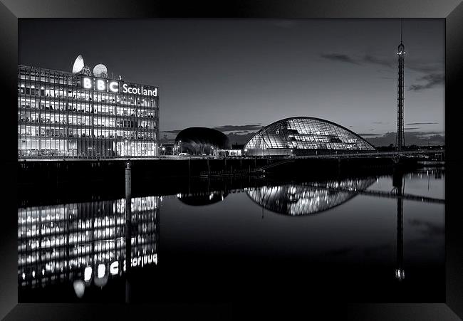 Glasgow science centre Framed Print by Stephen Taylor