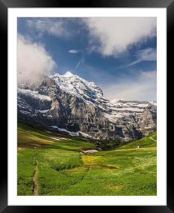 Jungfrau Framed Mounted Print by Laura Kenny