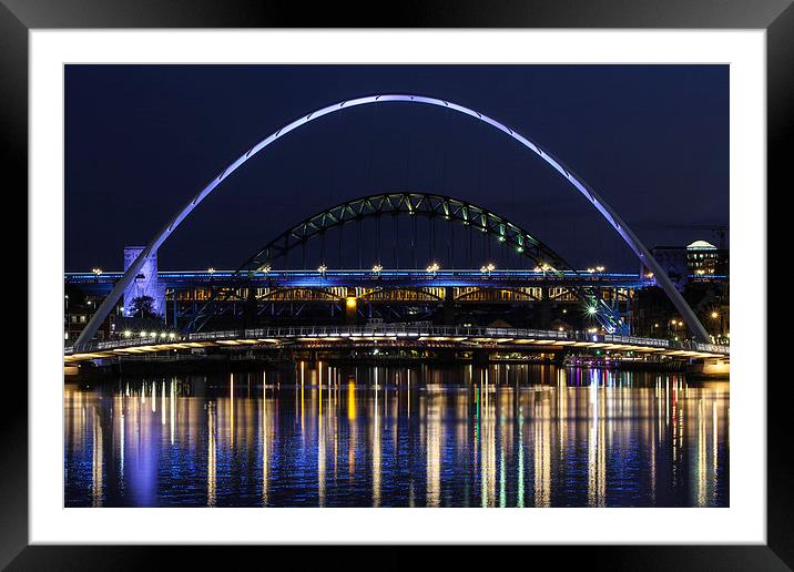 Tyne Blues Framed Mounted Print by Rob Seales