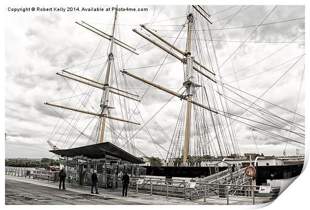 Glenlee Tall Ship, Glasgow, Scotland Print by Robert Kelly