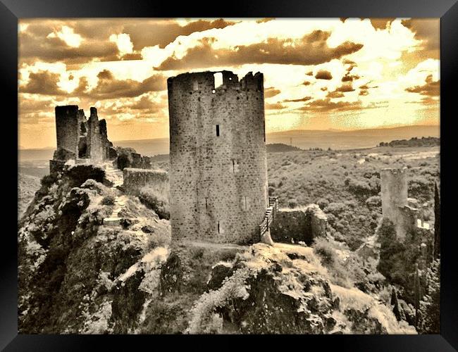 Castle views Framed Print by John  Hughes