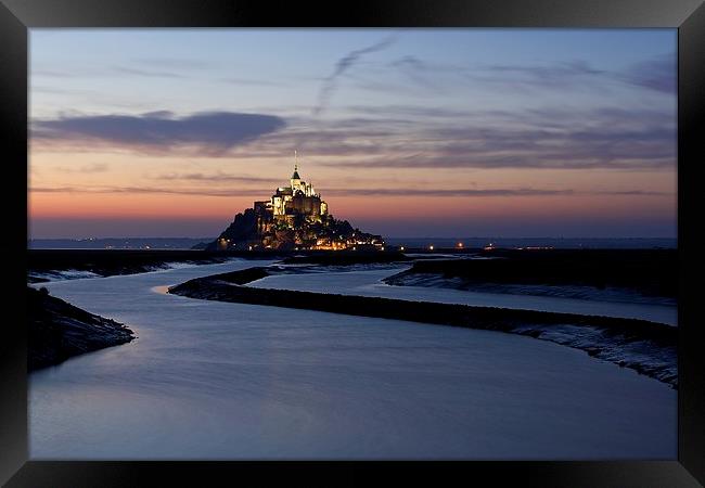 Mont Saint Michel Normandy Framed Print by Stephen Taylor