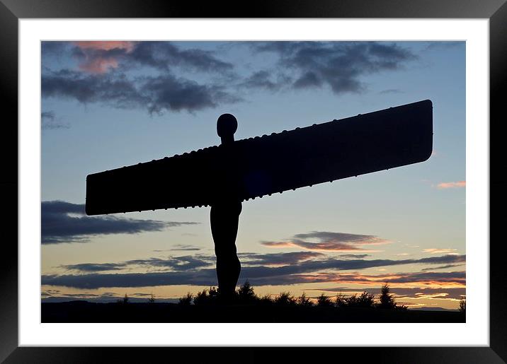 The Angel of the North Framed Mounted Print by Stephen Taylor