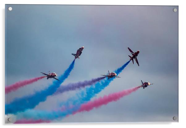 Red Arrows Acrylic by Dean Messenger
