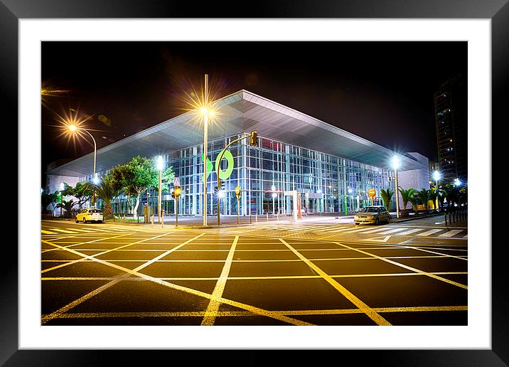 bus station Framed Mounted Print by Jose Luis Mendez Fernandez