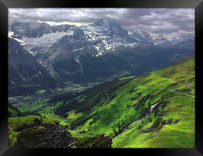 Bernese Oberland Framed Print by Kevin Warner