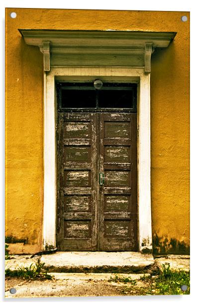 Old door Acrylic by Laimonas Bogusas