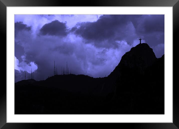 rio sky Framed Mounted Print by olusegun (SHAGGY) adekanye