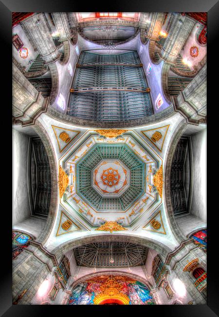 Candelaria church dome Framed Print by Jose Luis Mendez Fernandez