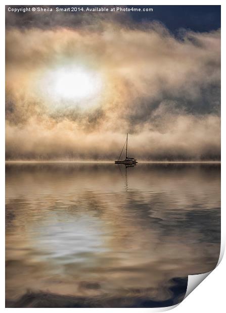 Sunrise at Paihia Bay, New Zealand Print by Sheila Smart