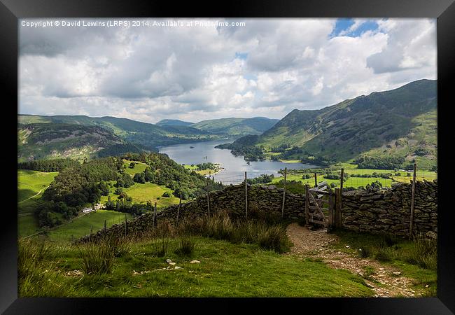 Ullswater Framed Print by David Lewins (LRPS)