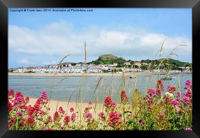 Across the river is Deganwy Framed Print by Frank Irwin
