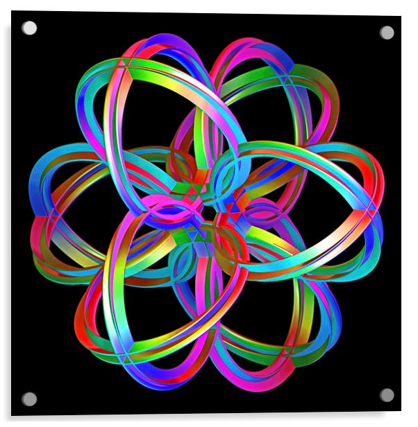 Gyroscope Acrylic by Patricia Fatta