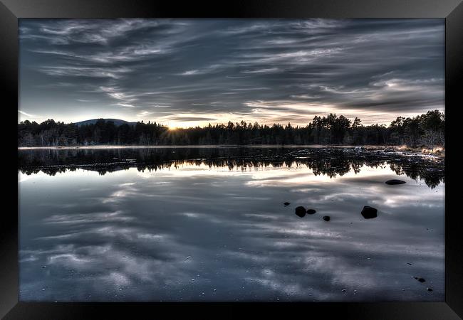 Loch Morlich Framed Print by jim scotland fine art