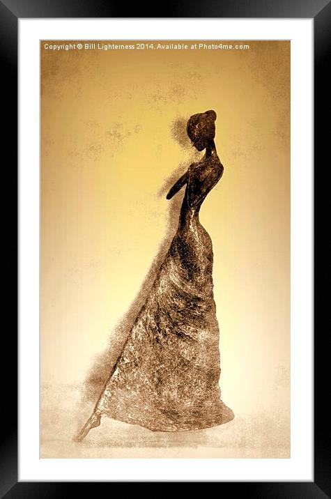 Lady Elegance Framed Mounted Print by Bill Lighterness