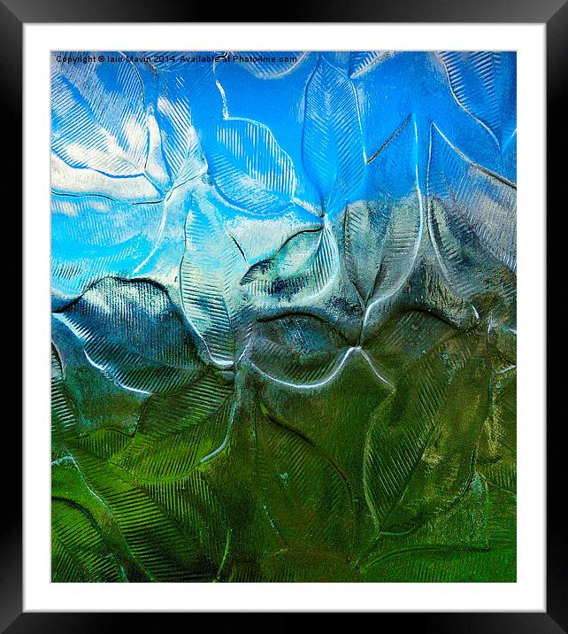 Abstracted Mountains Framed Mounted Print by Iain Mavin