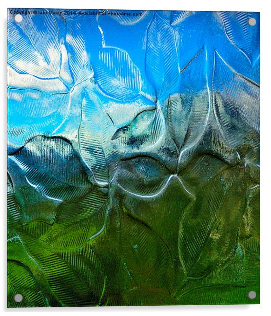 Abstracted Mountains Acrylic by Iain Mavin