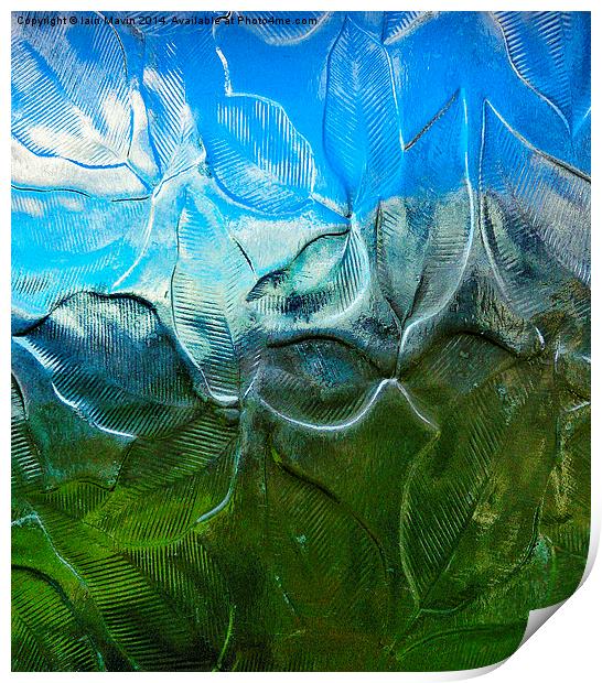 Abstracted Mountains Print by Iain Mavin