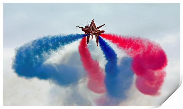 Red Arrows Print by Terry Stone
