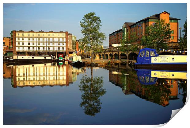 Victoria Quays Tranquility Print by Darren Galpin