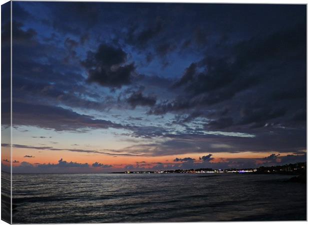 Paphos Sunset Canvas Print by Andy Smith