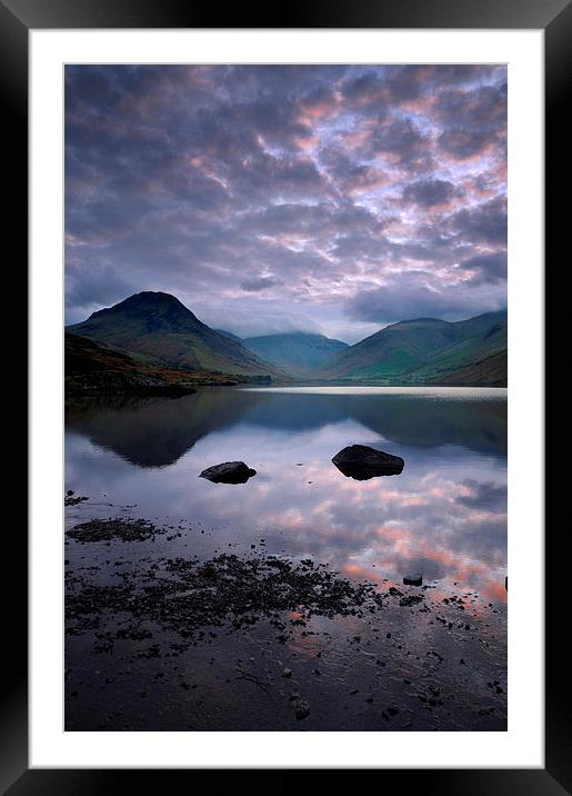 Dawn in Wasdale Framed Mounted Print by Robert Fielding