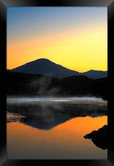 Beacon tarn sunrise Framed Print by Robert Fielding