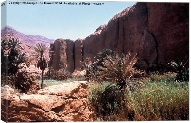 Jebel Ataqa, Eastern Desert, Egypt Canvas Print by Jacqueline Burrell