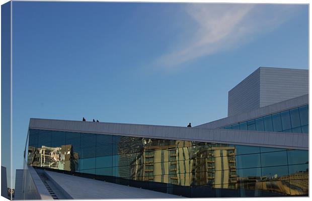 Oslo Opera House Canvas Print by Ruth Frost