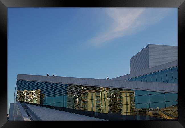 Oslo Opera House Framed Print by Ruth Frost